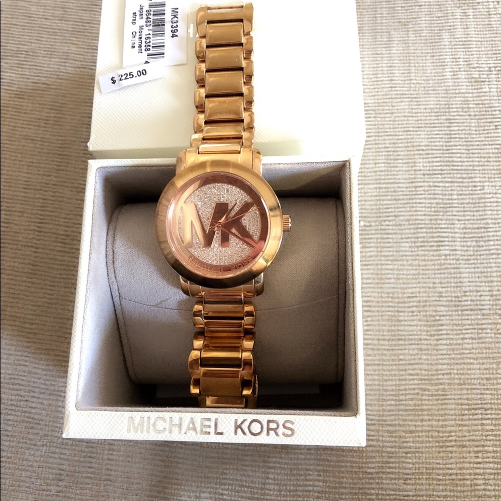 Michael Kors rose gold watch